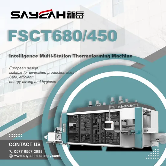 Petite machine de thermoformage à élimination automatique, équipement de traitement pour la fabrication de boîtes de plateaux à œufs populaires